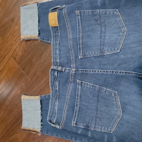 NEW! AMERICAN EAGLE High-Rise Super Stretch Jegging Crop Jeans 18 Long. - Picture 4 of 7